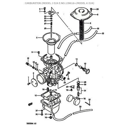 Carburateur - Joint de cuve - kawasaki - Suzuki - Yamaha - 2A2-14984-01