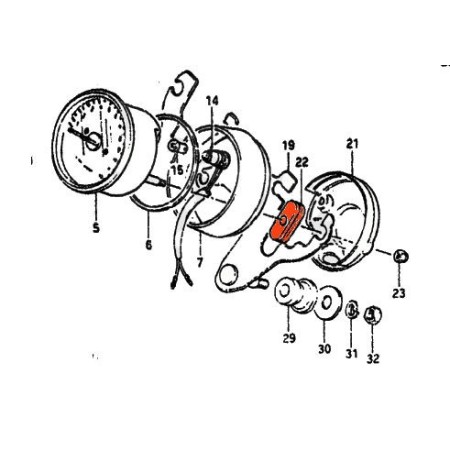 Service Moto Pieces|Silent-bloc -Caoutchouc - 34191-34510|Guidon - Poignée - Levier - Compteur|9,90 €