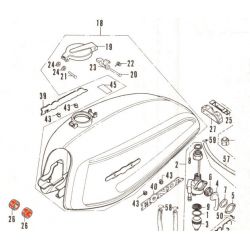 Service Moto Pieces|Robinet de reservoir - Essence - M16 x1.50- CB650 - CB750 - Honda -|04 - robinet|98,90 €