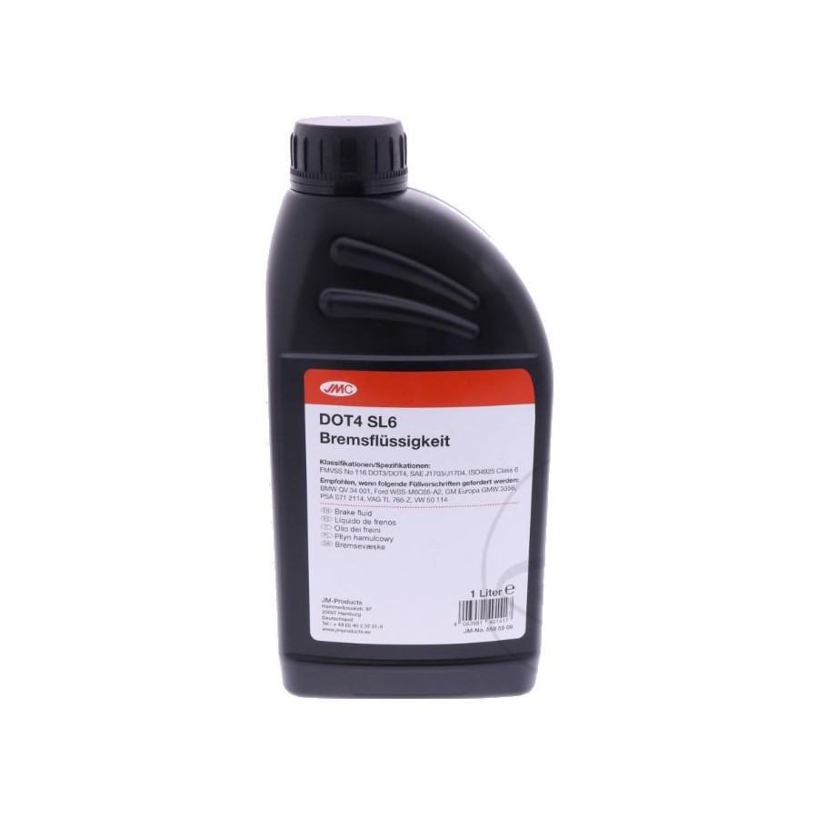 Service Moto Pieces|Liquide de Frein - SL6 DOT 4 - (DOT4) - 1 Litre|DOT4|16,20 €