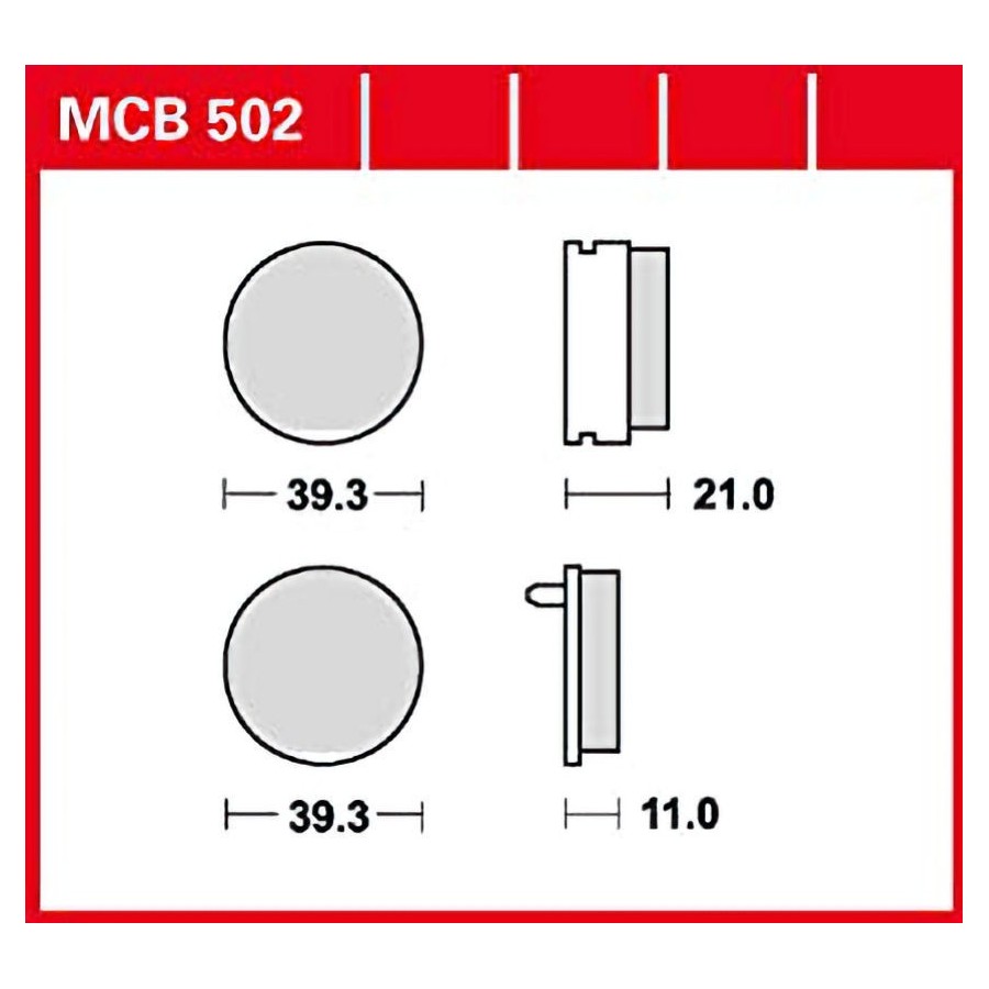 Service Moto Pieces|Frein - Jeu de Plaquettes - Standard - EBC - FA-080 - CBX550|Plaquette|29,90 €