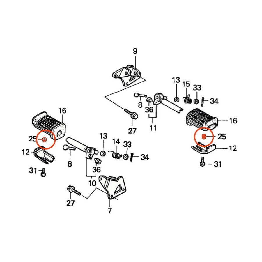 Service Moto Pieces|Moteur - Couvercle - cache culbuteur - joint de carter  - GL1000 - GL1100|Couvercle culasse - cache culbuteur|18,60 €