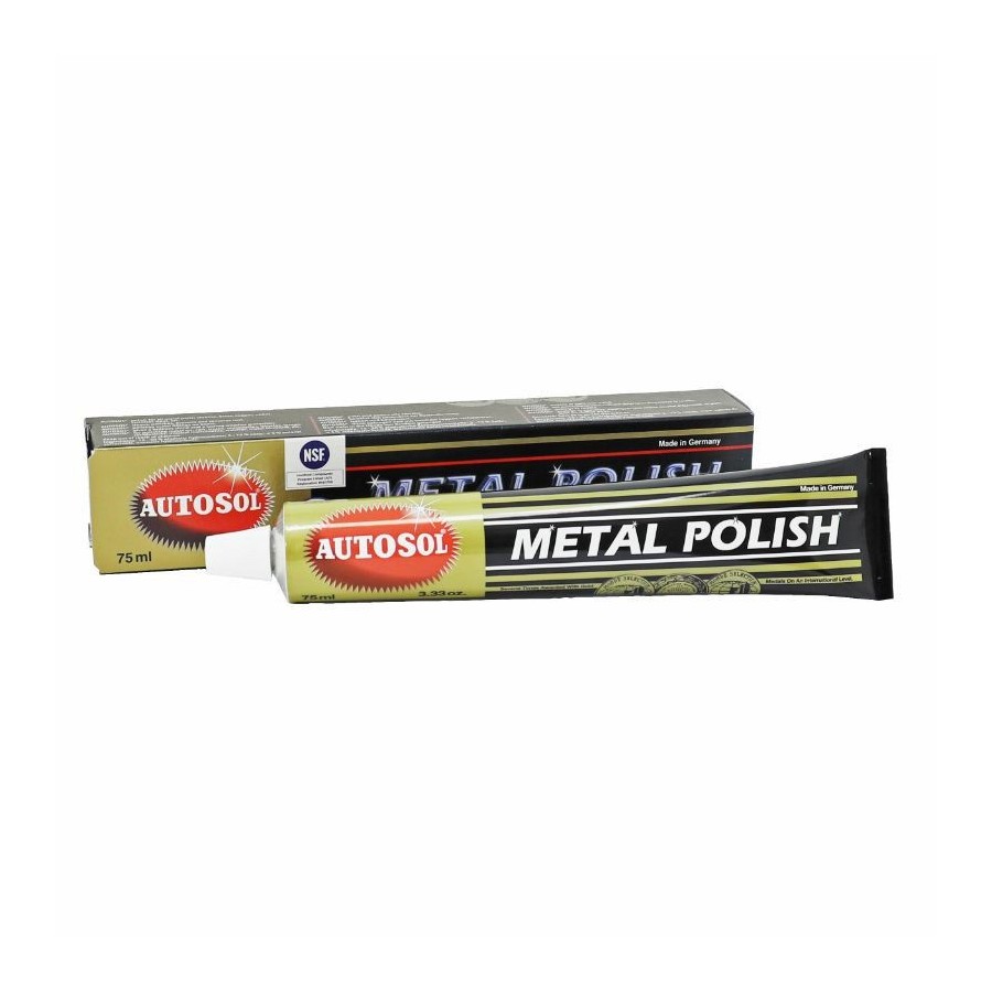 Polish AUTOSOL - Pate a polir - 75ml - Chrome - Metal