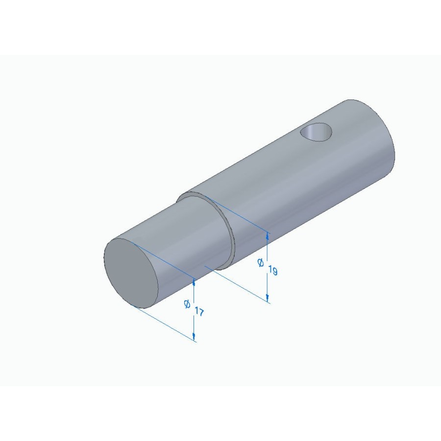 Bequille - roue avant - JMP - Adaptateur de fourche - 19 mm