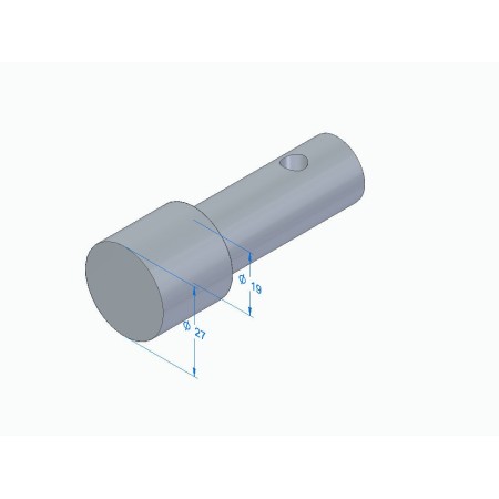 Bequille - roue avant - JMP - Adaptateur  de fourche - 27 mm