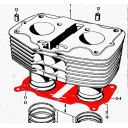 Moteur - Joint d'embase - CB250G -  CJ250 - CB250K / CB350K