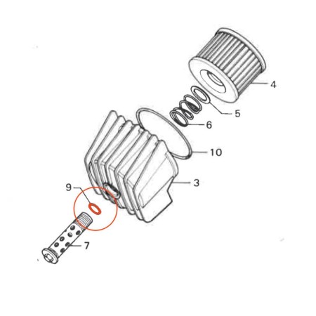 Moteur - joint torique - Crepine, Durite - .... - ø 15.00 x2.50mm - 91302-377-000