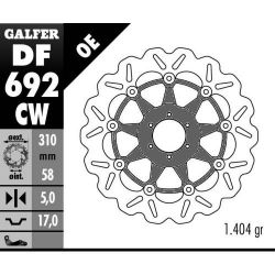 Frein - Disque Avant - GALFER - Droite/Gauche - ø 310mm - RC30 - SC30