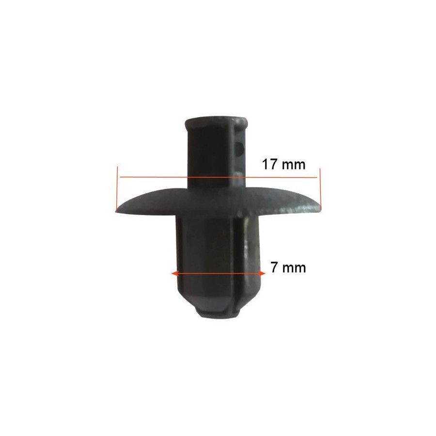 Agrafe (x1) - Clips de fixation de carenage - ø 6mm - ø 18 mm - (x10)