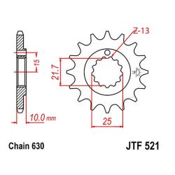 Service Moto Pieces|Transmission - Chaine - DID - 630 - 98 maillons|Chaine 630|178,63 €