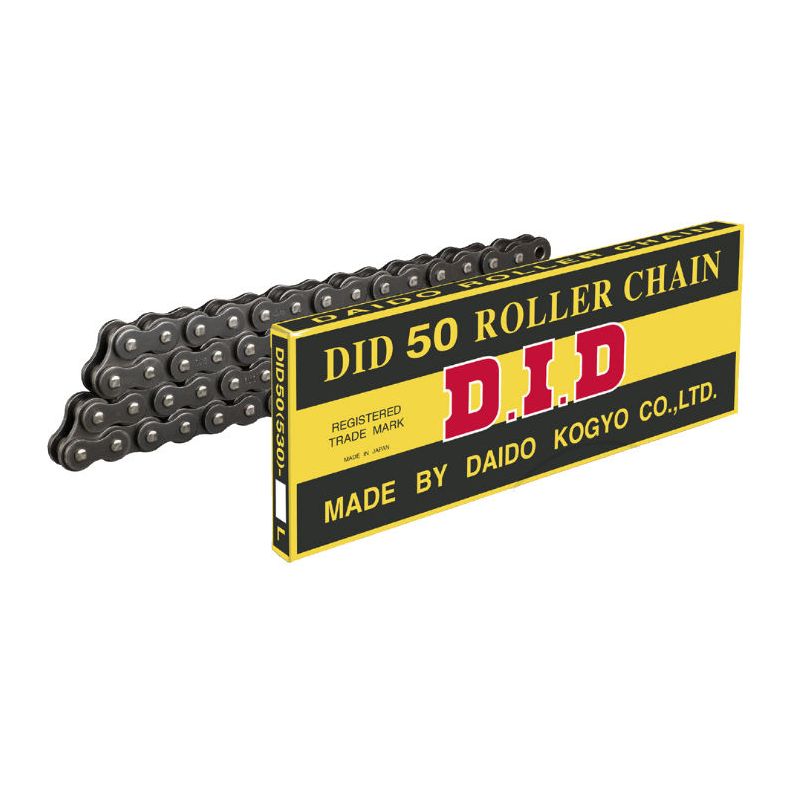 Transmission - Chaine - DID-HD - 530 - 96 maillons - A clipser - Acier Noir