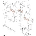 Carburateur - Joint torique - liaison - 13673-31F00 - ø 6.50 x1.80 - Origine