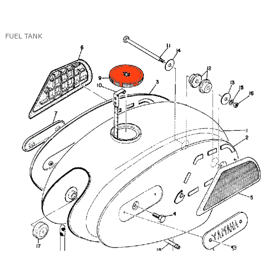 Service Moto Pieces|Robinet - Joint - 132-24522-00 / 498-24522-00|Reservoir - robinet|10,90 €