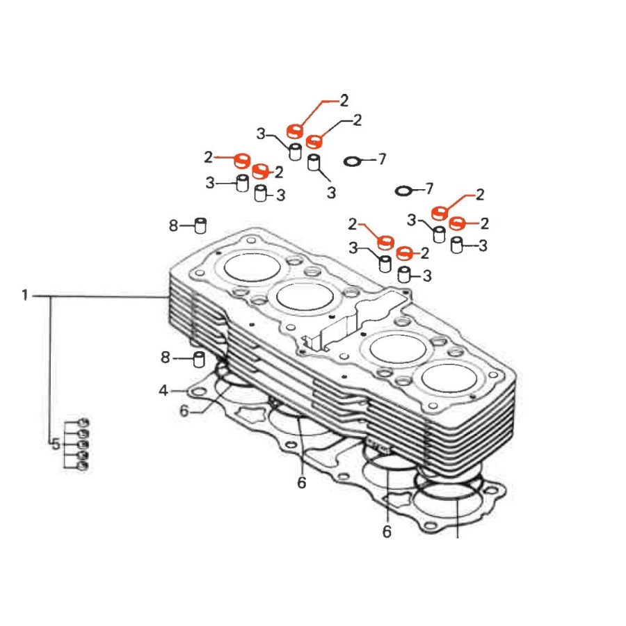 Service Moto Pieces|Moteur - joint de culasse - CB1000 - CBR 1000 |Culasse |49,90 €