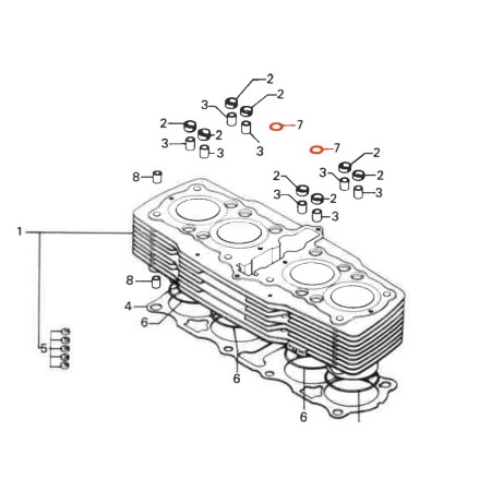 Moteur - Joint torique - ø 11.00 x2.50 mm - 91303-035-0000 - 91310-300-000