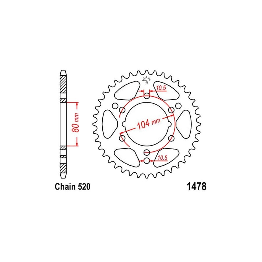 Service Moto Pieces|Transmission - Chaine JT - X1R3 - 520-110 maillons - NOIR|Chaine 520|72,00 €