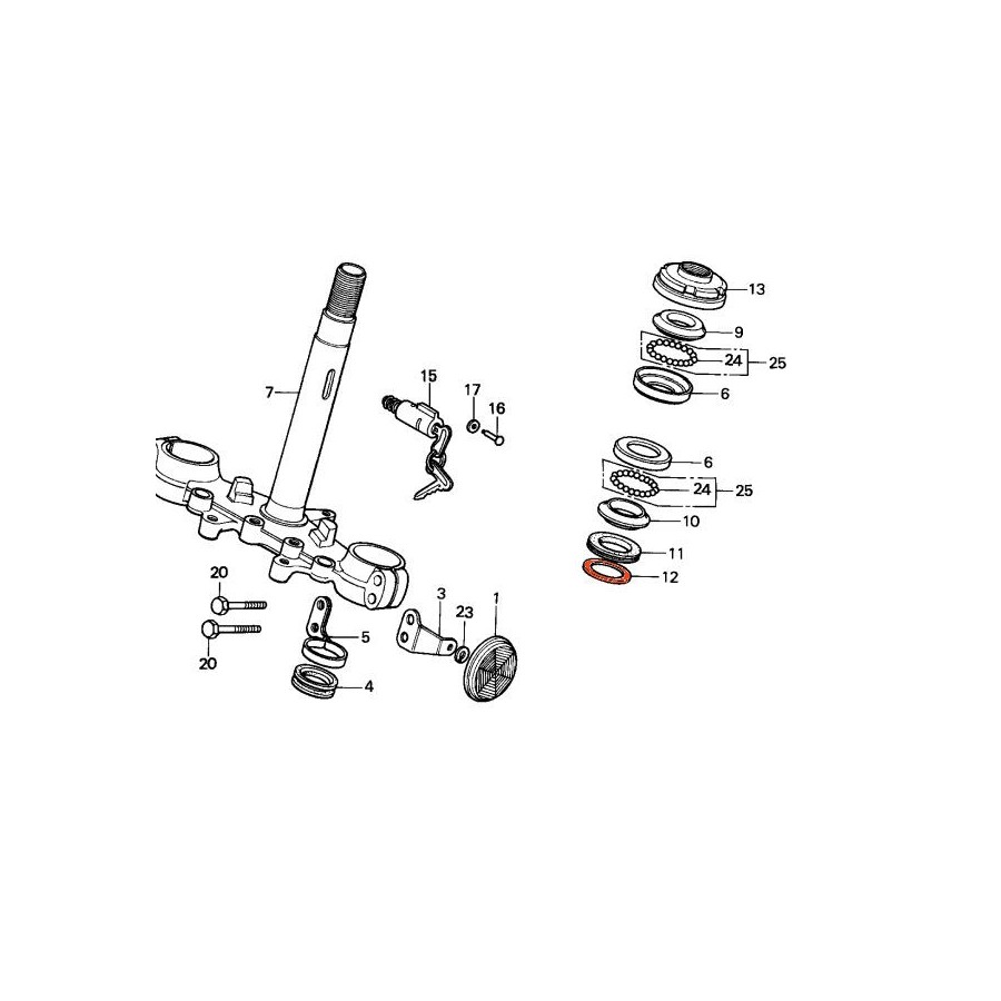 Service Moto Pieces|1994 - CM125 C