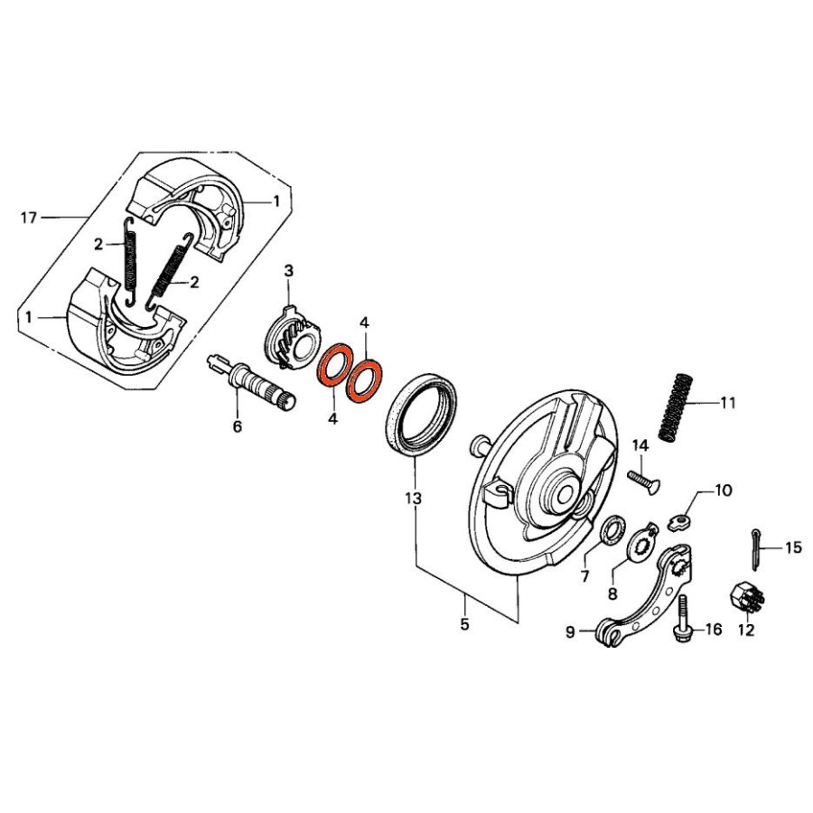 Service Moto Pieces|Direction - Bague de maintien des billes de roulement - (x1)|1976 - CB125 S3|9,90 €