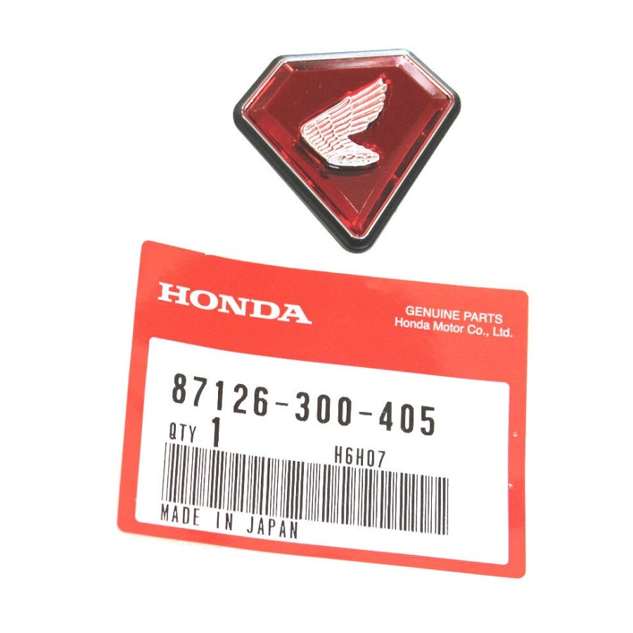 Cache Lateral - Embleme Logo -Rouge - Aile Gauche - Honda CB Four