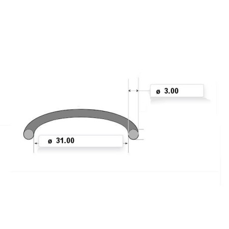 Carburateur VM20-VM24 - Joint de pipe d'admission - ø 31.00 x3.00mm