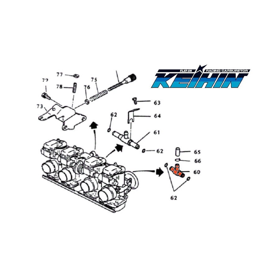 Service Moto Pieces|Mikuni - Flotteur - VM26/260 - Carburateur VM33|Rampe - VM33|34,10 €