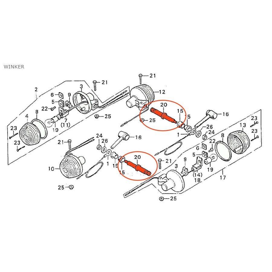 Service Moto Pieces|CX500 C - Custom - (PC01) 