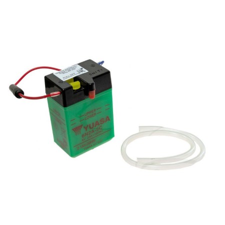 Service Moto Pieces|Batterie - 6V - 6N2A-2C - YUASA|Batterie - 6 Volts|26,90 €