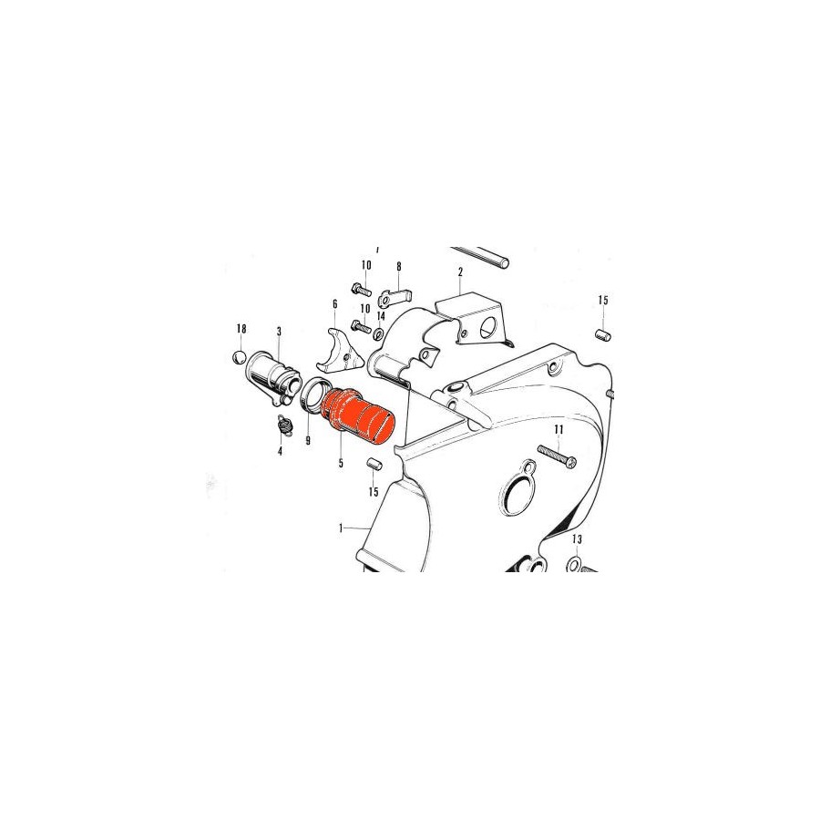 Service Moto Pieces|Embrayage - Ressort (x1) - VESRAH - SK-123|Mecanisne - ressort - roulement|15,50 €