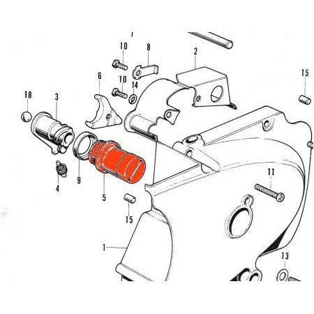 Service Moto Pieces|Embrayage - Mecanisme - Came d'ajustement - CB500 K Four |Mecanisne - ressort - roulement|100,00 €