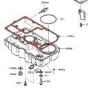 Moteur - joint de carter inferieur - 11009-1981 - GPZ900 - ......KZ1000 - GTR1000