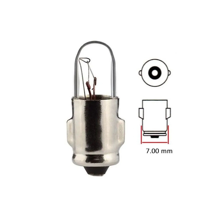 Service Moto Pieces|Ampoule - Navette - SVF8.5 - 6v / 10w - ø11x30mm - (veilleuse/position)|Ampoule 6 volt|2,20 €