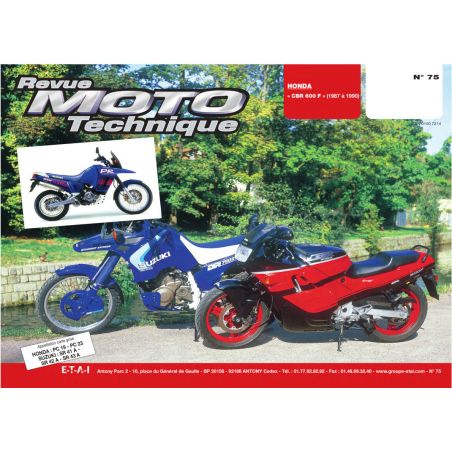 RTM - N°75 - CBR600 F - (PC19/PC23) - Version PDF - Revue Technique Moto