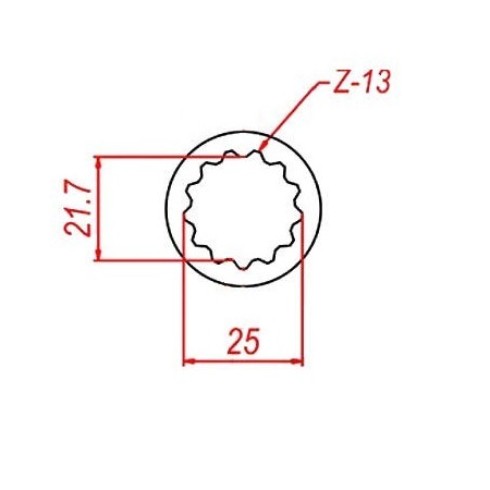 Transmission - Rondelle fixation  Pignon sortie boite - 41 mm