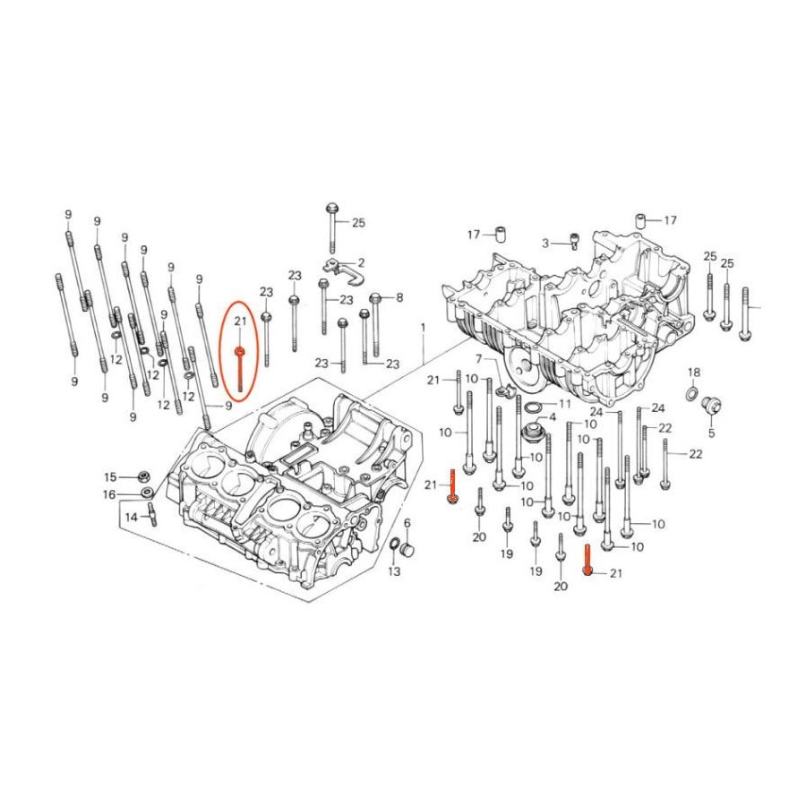 Service Moto Pieces|Moteur - Roulement axe primaire - 6304HS - rainuré - 20x52x15 mm|Transmission - boite a vitesse|39,90 €