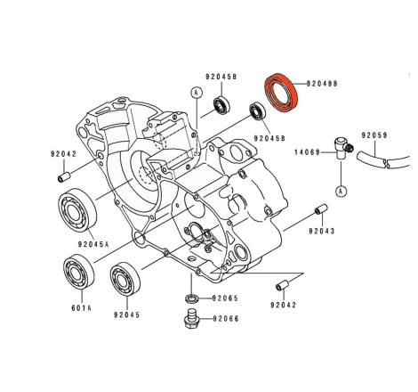Service Moto Pieces|Pipe Admission - ZR7 750 - ZR750 - GT750 - 16065-1256 - ... - ... - 16065-1259|Pipe Admission|142,00 €