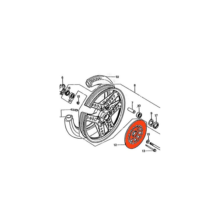 Frein - Disque - CB125 Tdj - 