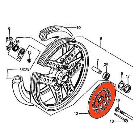 Frein - Disque - CB125 Tdj- 