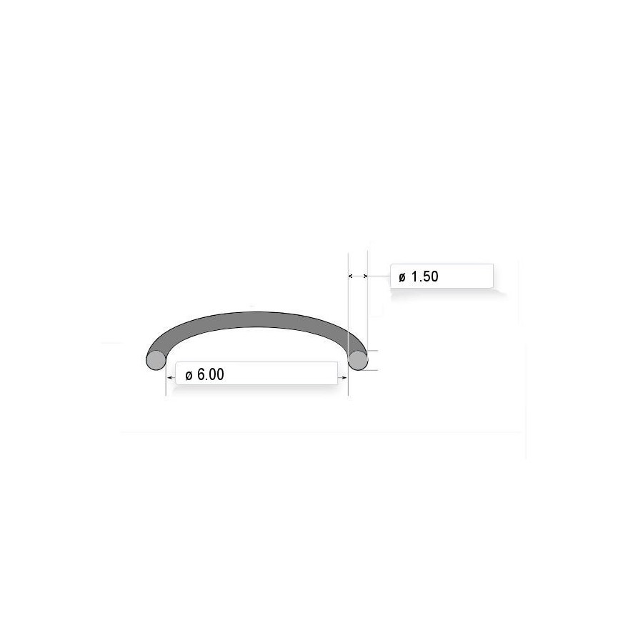 Service Moto Pieces|Carburateur - Joint torique - ø 10.00 x1.50 mm|Joint Torique|1,50 €