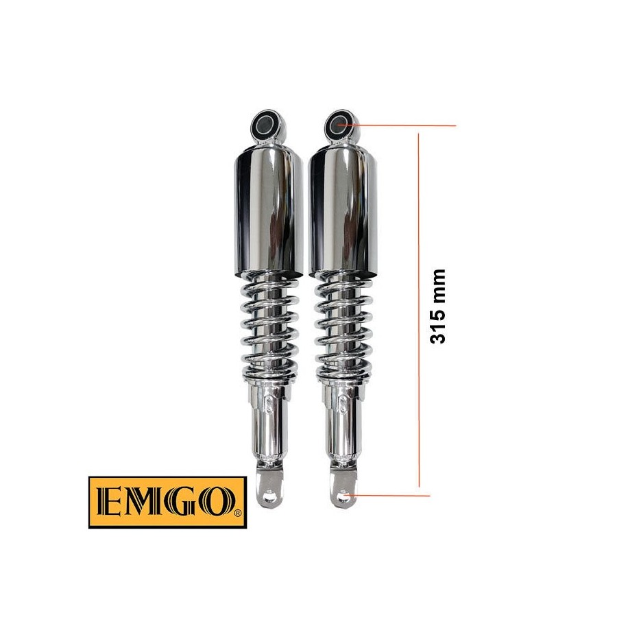 Service Moto Pieces|Amortisseur - Adaptable - 320mm - EMGO - CB250 - CB350 - CB400 - CB500 - CB550 - CB750|Amortisseur|180,00 €