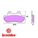 Frein - Jeu de Plaquettes - Arriere - Metal fritté - BREMBO - 07H0O10SP - 