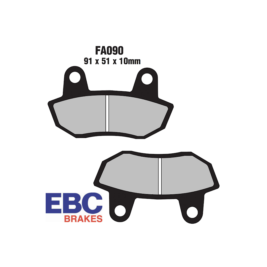 Service Moto Pieces|Frein - Jeu de Plaquettes - EBC - FA-189 HH - CBR1000 - 1993-1994|Plaquette|44,40 €