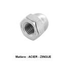 Ecrou - Hexa - borgne - Acier zingué - M10 x1.50 - (x1)