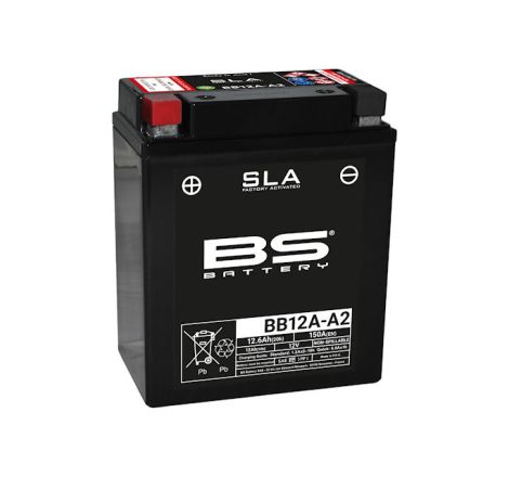Batterie - 12v - GEL - YB12A-A - 134x80x161mm 
