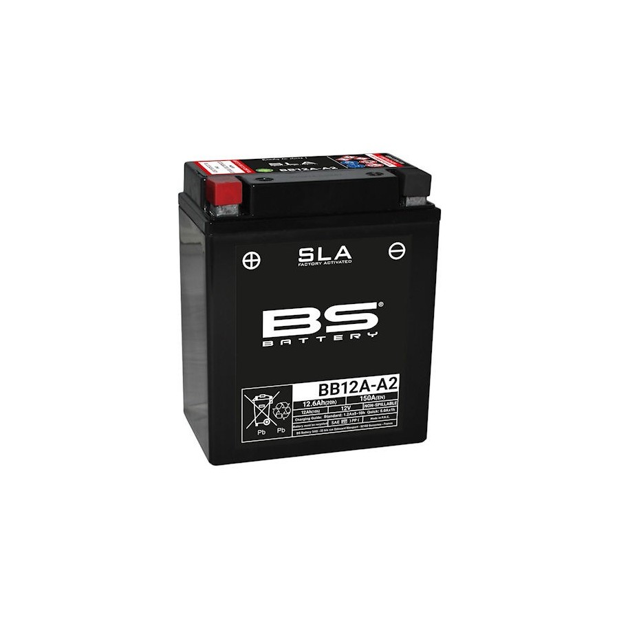 Batterie - 12v - GEL - YB12A-A - 134x80x161mm 