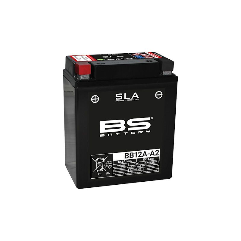 Batterie - 12v - GEL - YB12A-A - 134x80x161mm