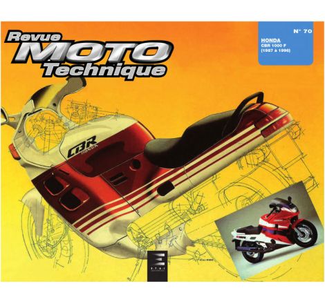 RTM - N° 070 - CBR1000 F - (SC21/SC24/SC25) - Revue Technique moto - Version PAPIER