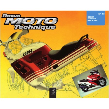 Service Moto Pieces|RTM - N° 070 - CBR1000 F - (SC21/SC24/SC25) - Revue Technique moto - Version PAPIER|Honda|39,00 €