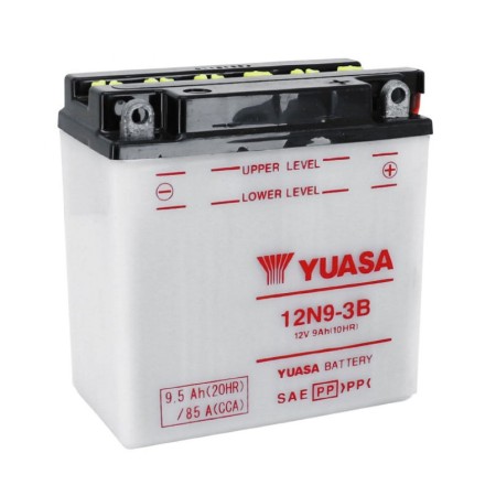 Service Moto Pieces|Batterie - 12V - Acide - 12N9-3B - Yuasa - 135x75x139|Batterie - Acide - 12 Volt|63,20 €