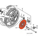 Frein - Disque - CB125 Td - 45521-MA1-770