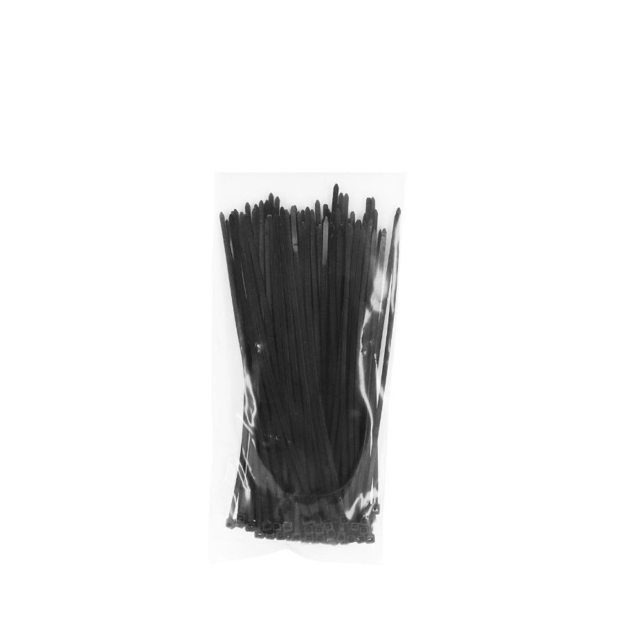 Service Moto Pieces|Serre Cable - Rilsan - Serflex - collier de serrage - Noir - 2.5x100mm (x100)|Collier - Serre Cable |3,01 €